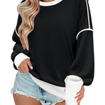 Nadorine Women Oversize Sweatshirts Pullover Tops