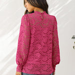 Nadorine Lace Tops  with Separable Camisole Sexy Blouses Shirts 2 PCS Set