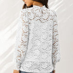 Nadorine Lace Tops  with Separable Camisole Sexy Blouses Shirts 2 PCS Set