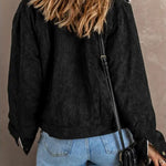 Women's Lambswool Patchwork Corduroy Jacket
