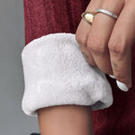 Polo V-Neck Long Sleeve Fleece Lined Bodycon Dress Slit Button Decor Ribbed Mini Dress