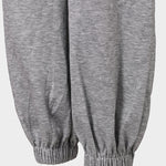 Hooded Kangaroo Pocket Design Stretchy Waist Cuffed Jumpsuit