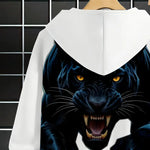 KZZ Men's Casual Hooded Sweatshirt Set