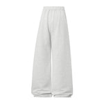 KZZ pants men sweatpants Men's Solid Thermal Lined Drawstring Oversize WaistPants