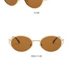Oval Hollow Sunglasses