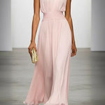 Margovil Crewneck Sleeveless High Waist Maxi Dress