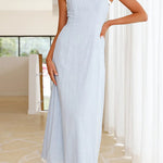 Bow Back Ric Rac Trim Maxi Cami Dress