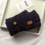 Norvale Fingerless Knit Gloves