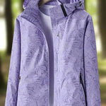Leire | Leaf Print Windbreaker