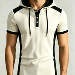 KZZ Waffle-Knit Short-Sleeve Top