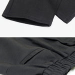 Casual Loose Split-Joint Solid Color High-Waisted Harem Pants