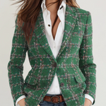 Vintage Plaid Blazer