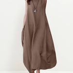 Sleeveless Casual Baggy Long Dress Maxi Dresses