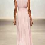 Margovil Crewneck Sleeveless High Waist Maxi Dress