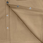 KZZ Men's Fleece Lined Workwear Set Loose Fit Warm Two-Piece