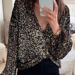 Margovil Christmas/NYE Party Sequin Shirt