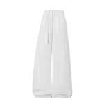 KZZ pants men sweatpants Men's Solid Thermal Lined Drawstring Oversize WaistPants