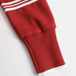 Retro Sporty Webbing Grey-white Half-zip Sweatshirt And Wide-leg Pants Set
