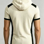 KZZ Waffle-Knit Short-Sleeve Top
