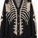 KZZ Men's Printed Button-Front Knit Top