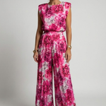 Bianca Moretti | Elegant Pleated Jumpsuit For Women