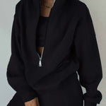 Fleece Sports Street Casual Fashion Two-Piece Sweatshirt