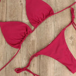 Sexy Adjustable Lace-up Two-Piece Swimsuit