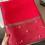 Sun-Protection Beaded See-Through Shawl&Scarf