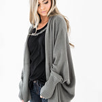 Knitted Casual Knitted Solid Cotton Winter Cardigan