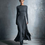 Naiara™ | Maxi dress with side knot