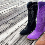 Jessica | Midnight Suede Boots