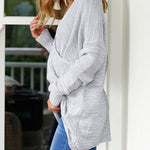 Deep V Wrapped Casual Sweater