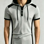 KZZ Waffle-Knit Short-Sleeve Top