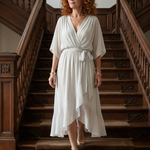Elric | Light Drape Midi Dress