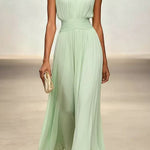 Margovil Crewneck Sleeveless High Waist Maxi Dress