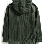 KZZ Men's Autumn/Winter Hooded Solid Color Hoodie