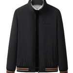 KZZ Men's Autumn Winter New Casual Trendy Stand Collar Jacket