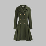 DAMI��� - Classy Double Button Long Sleeve Coat