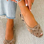 Alice | Woven Crisscross Sandals