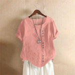 Amaya | Effortless Button Detail Summer Blouse