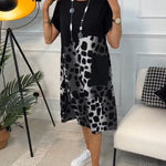 Shannon | Women's Short Sleeves Midi Dress
