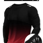 KZZ Men's Casual Athletic Fashion Activewear Long Sleeve T-Shirt