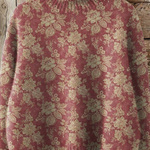 Lily | Vintage floral print sweater