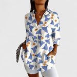 Heather | Chic Floral Elegance Blouse