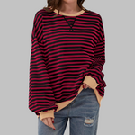 Lesley | The Striped Sweatshirt