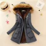 Therelle™ - Autumn/Winter Jacket with Hood, Embroidery, and Figure-Hugging Fit