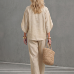 Amity | Button Front Relaxed Tunic Trouser Set