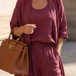 Yael™ | Three Piece Relaxed Top Pant Set