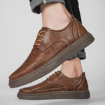 Men's Textured Derby Shoes | Refined Smart-Casual Fit