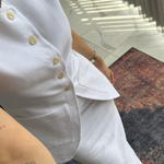Stylish and Elegant Cotton and Linen Two-piece Set
